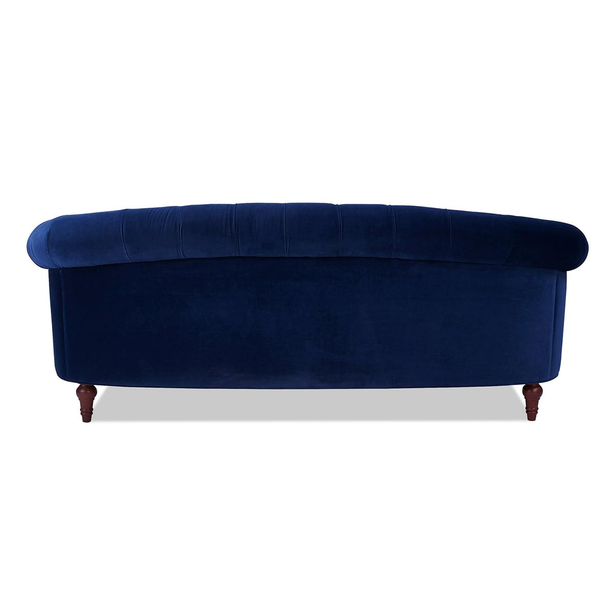 Navy Blue Velvet Tufted Sofa T551890