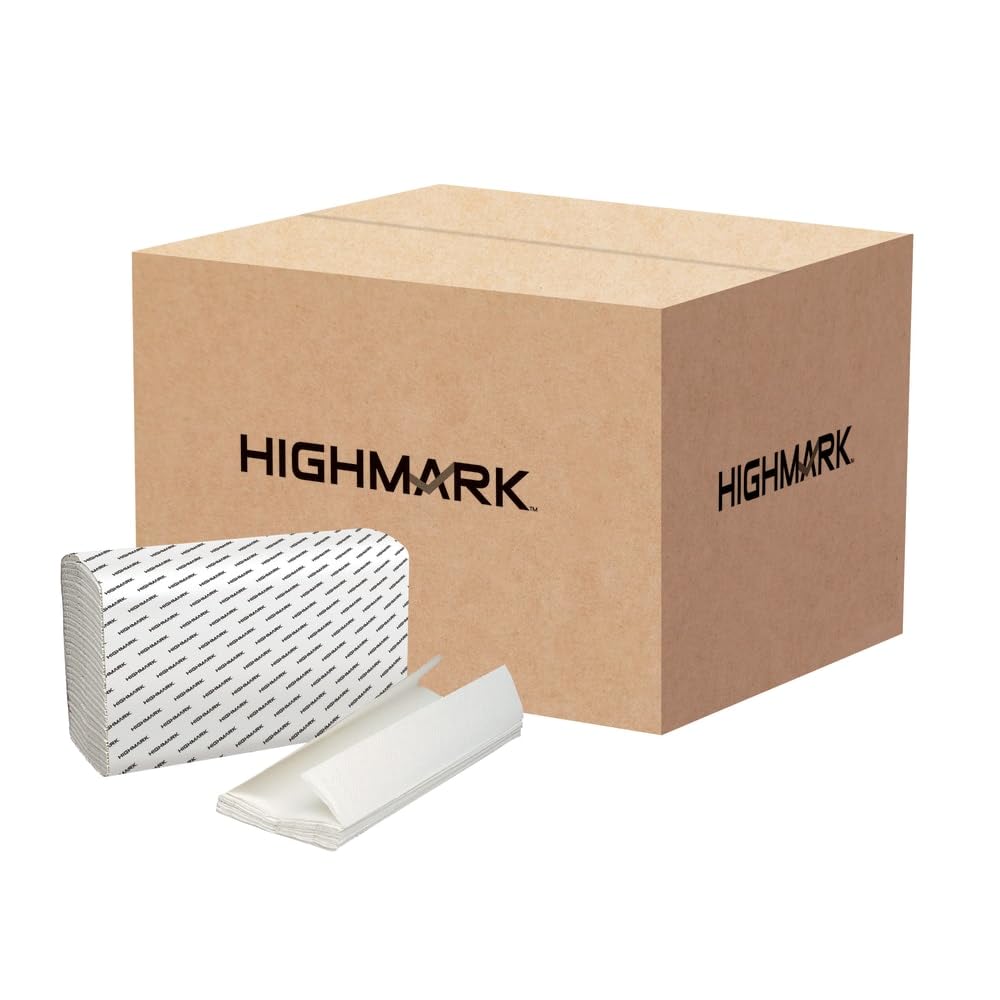 100% Recycled C-Fold Paper Towels, White, 150 Per Pack, 16 Packs R434