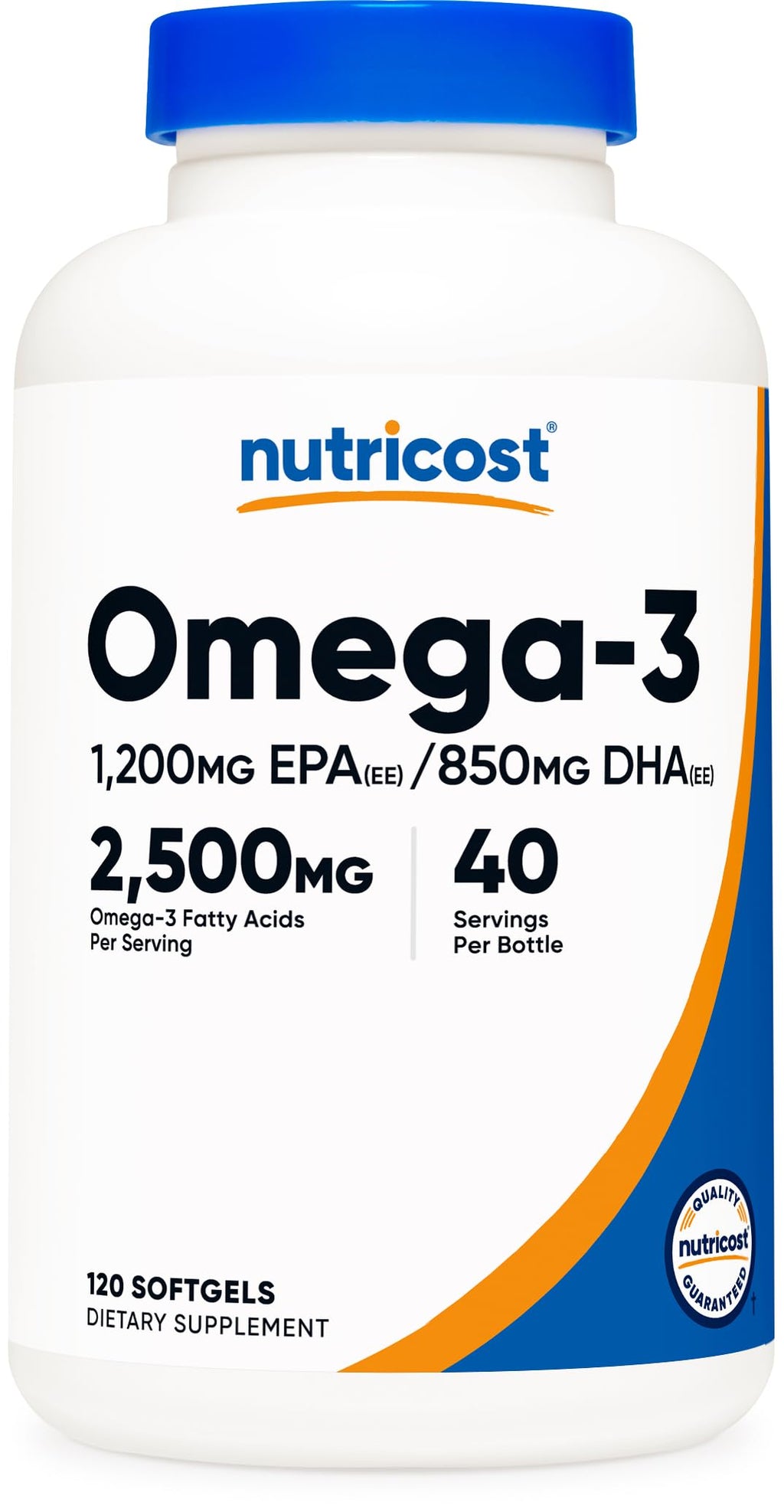Omega 3 Fish Oil 2500MG 120 Softgels V35214
