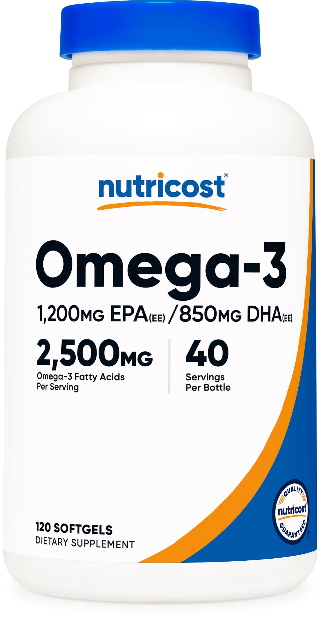 Omega 3 Fish Oil 2500MG 120 Softgels V35214