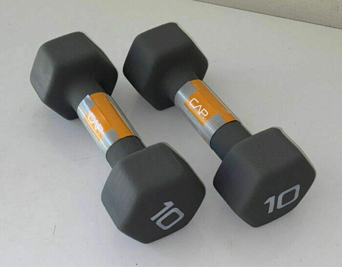 Neoprene Hex Dumbbells 10lb Set of 2 F704