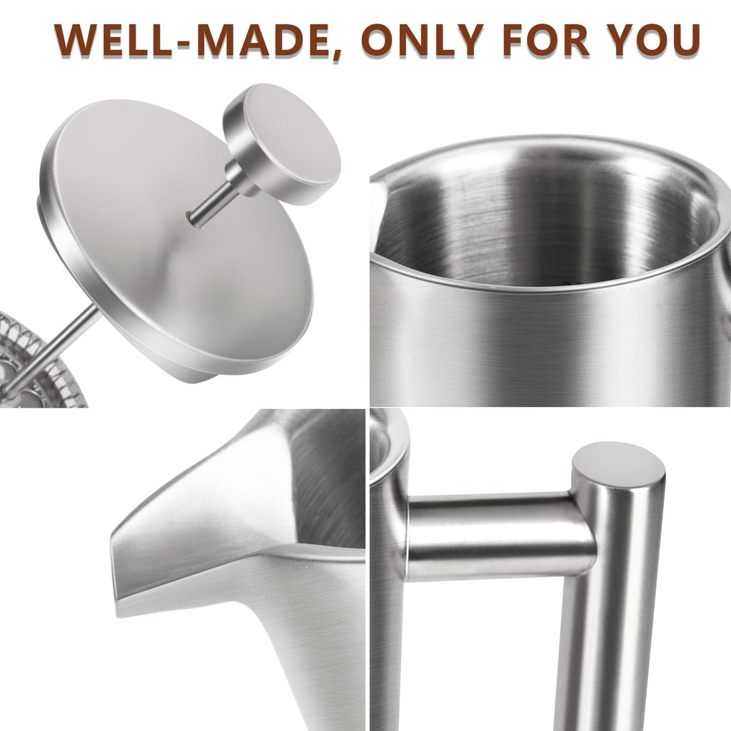 34 OZ Stainless Steel French Press U38355