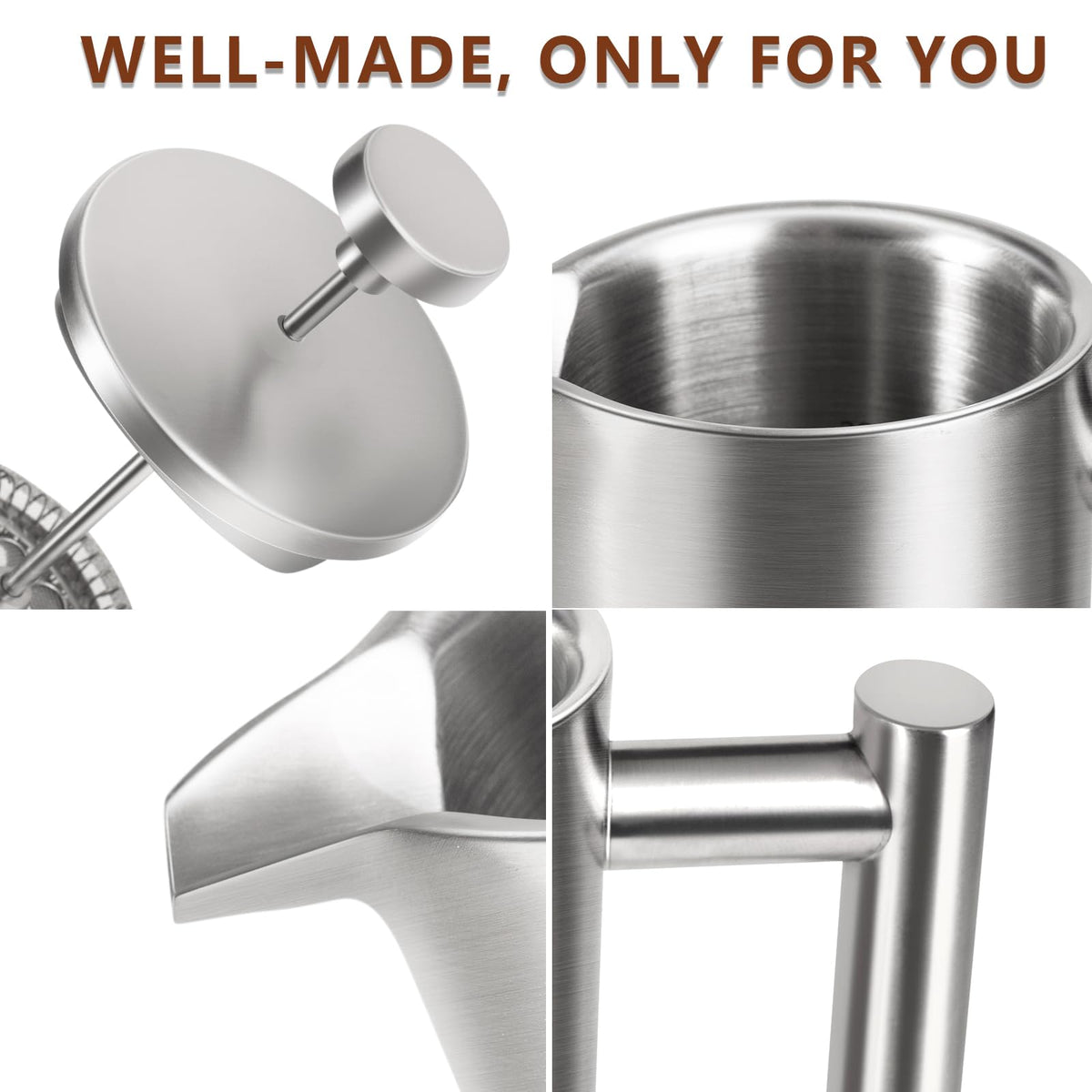 34 OZ Stainless Steel French Press U38355