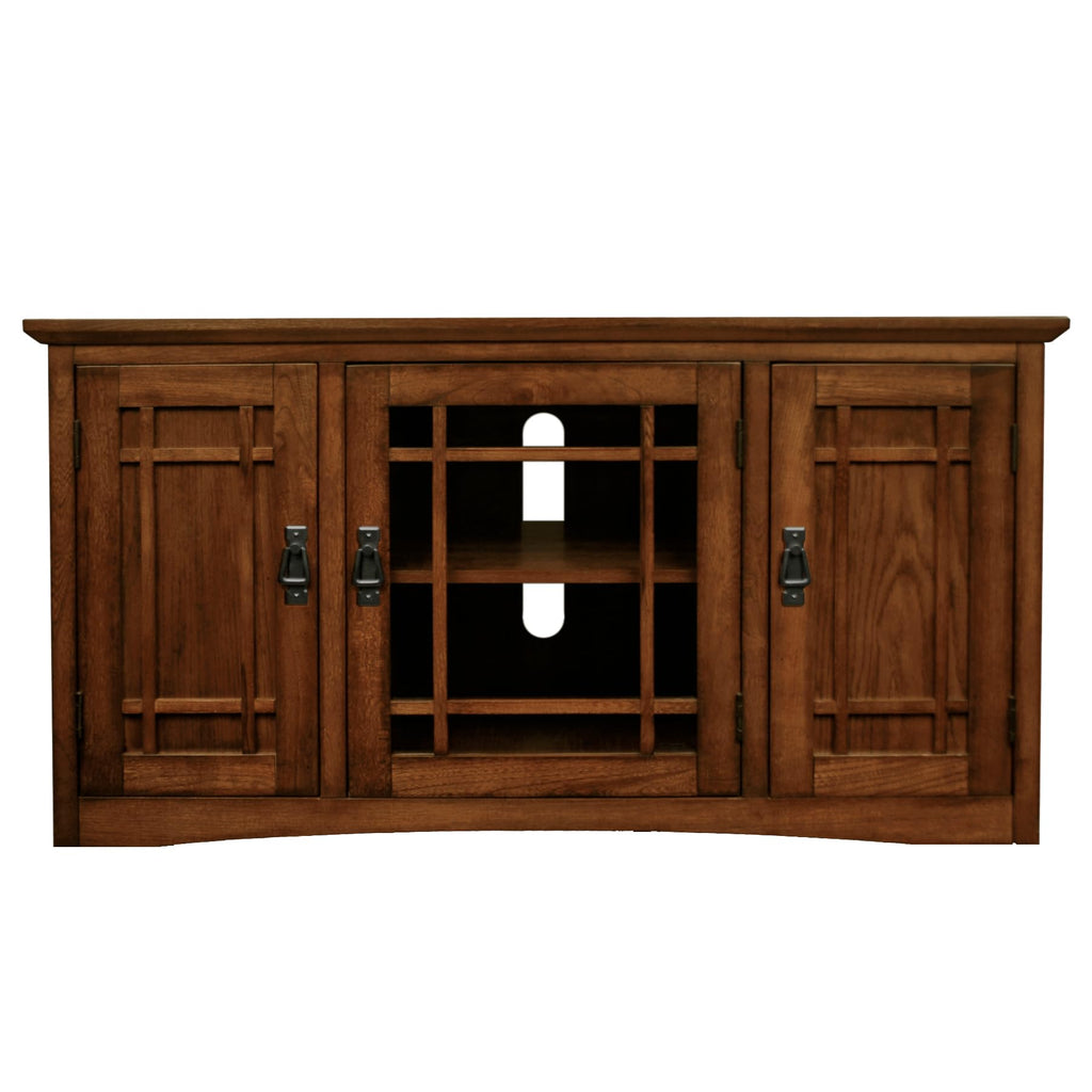 Mission Oak Corner TV Stand G270076