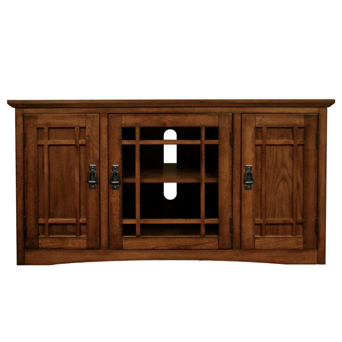 Mission Oak Corner TV Stand G270076
