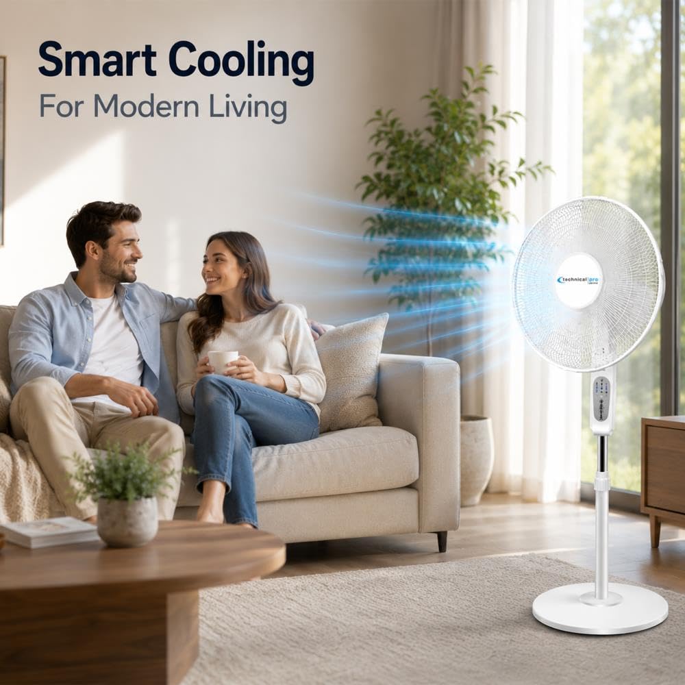 16" Standing Fan with WiFi Control V2905