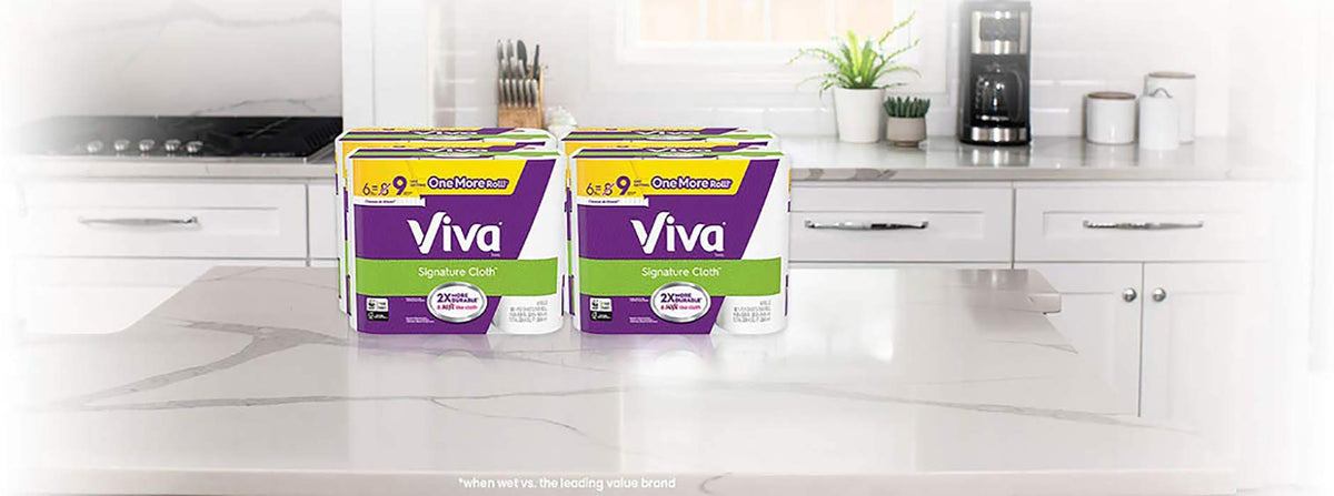 White Paper Towels, 6 Big Rolls J921796