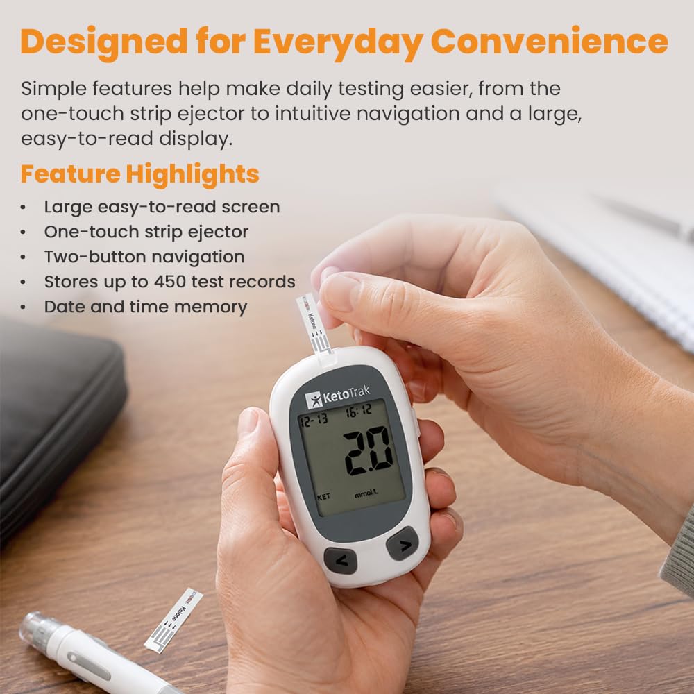 Blood Ketone Testing Kit with 10 Strips I5732