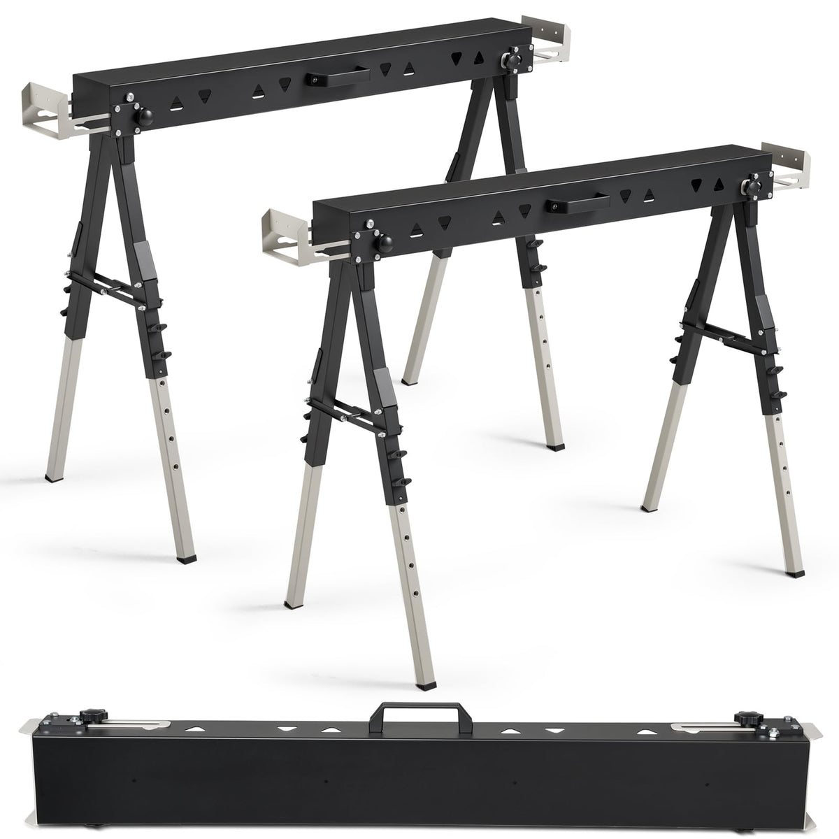 Heavy Duty Folding Sawhorse 2 Pack Q15779