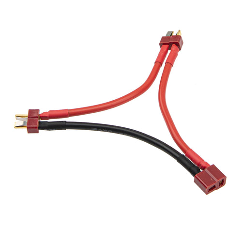 12AWG T Plug Serial Series Connector & Parallel Y-Harness Adapter Silicone Wire L939