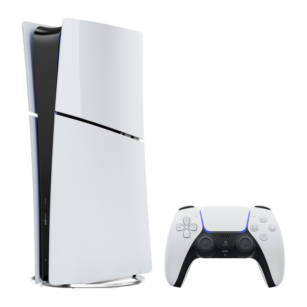 White Slim 825GB Gaming Console Q1610