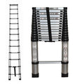 Telescopic Aluminum Ladder 14.5FT 330lbs Capacity T705