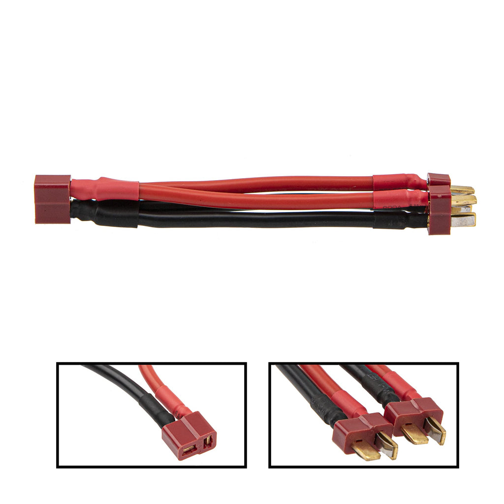 12AWG T Plug Serial Series Connector & Parallel Y-Harness Adapter Silicone Wire L939