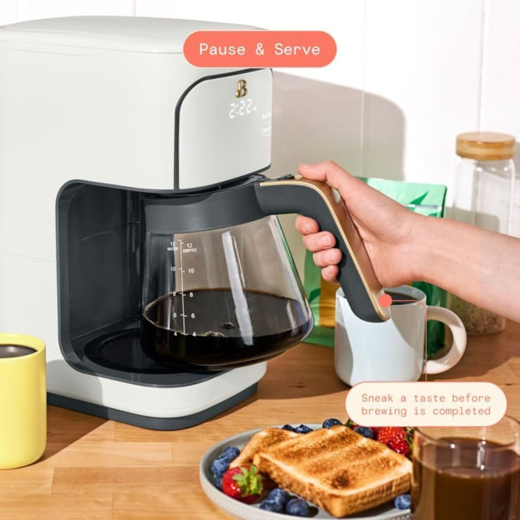 12-Cup Programmable Coffee Maker with Glass Carafe B8025