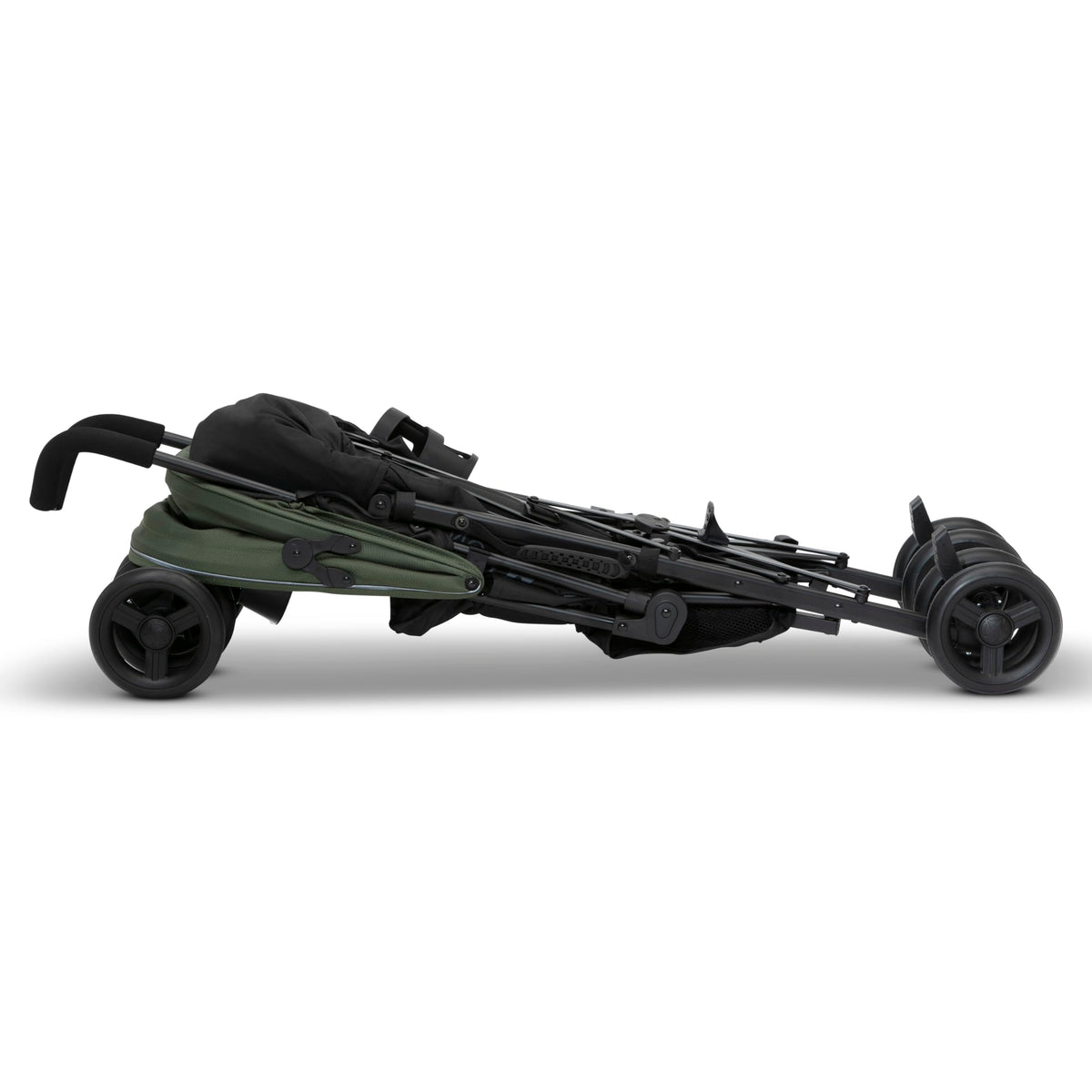 Lightweight Travel Stroller with Compact Fold, 3-Position Recline, Olive Green E124464