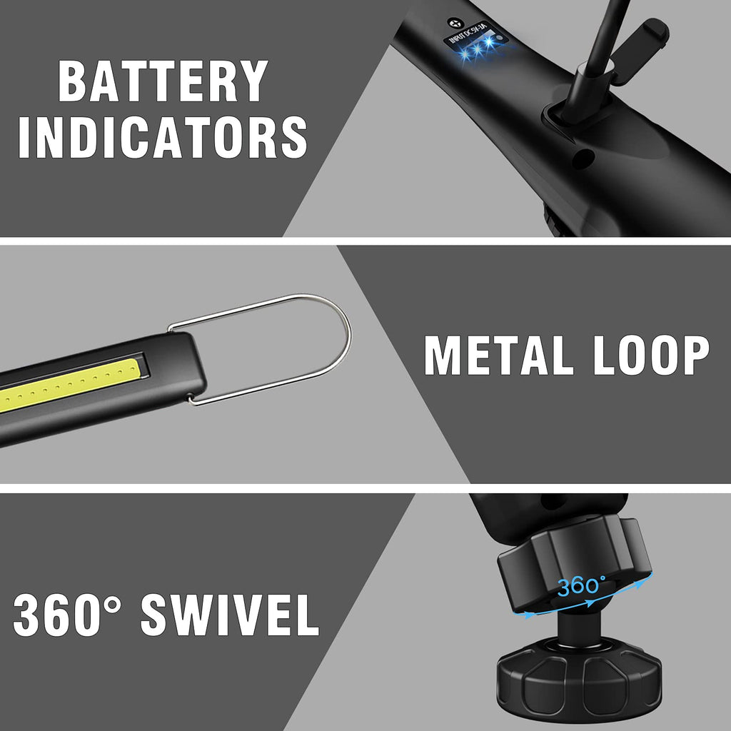 700 Lumens Rechargeable Magnetic COB LED Work Light X4981