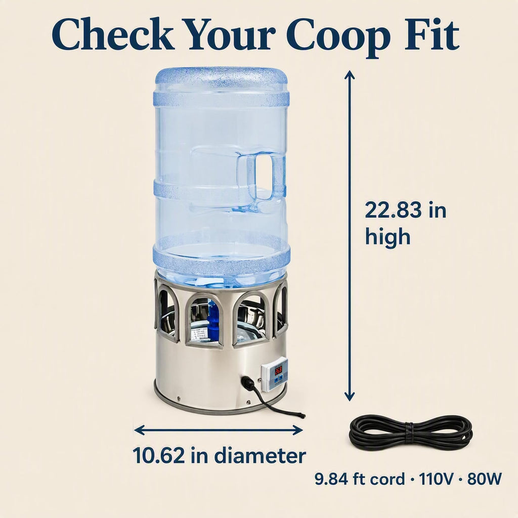 Heated Chicken Waterer 5 Gallon O4574
