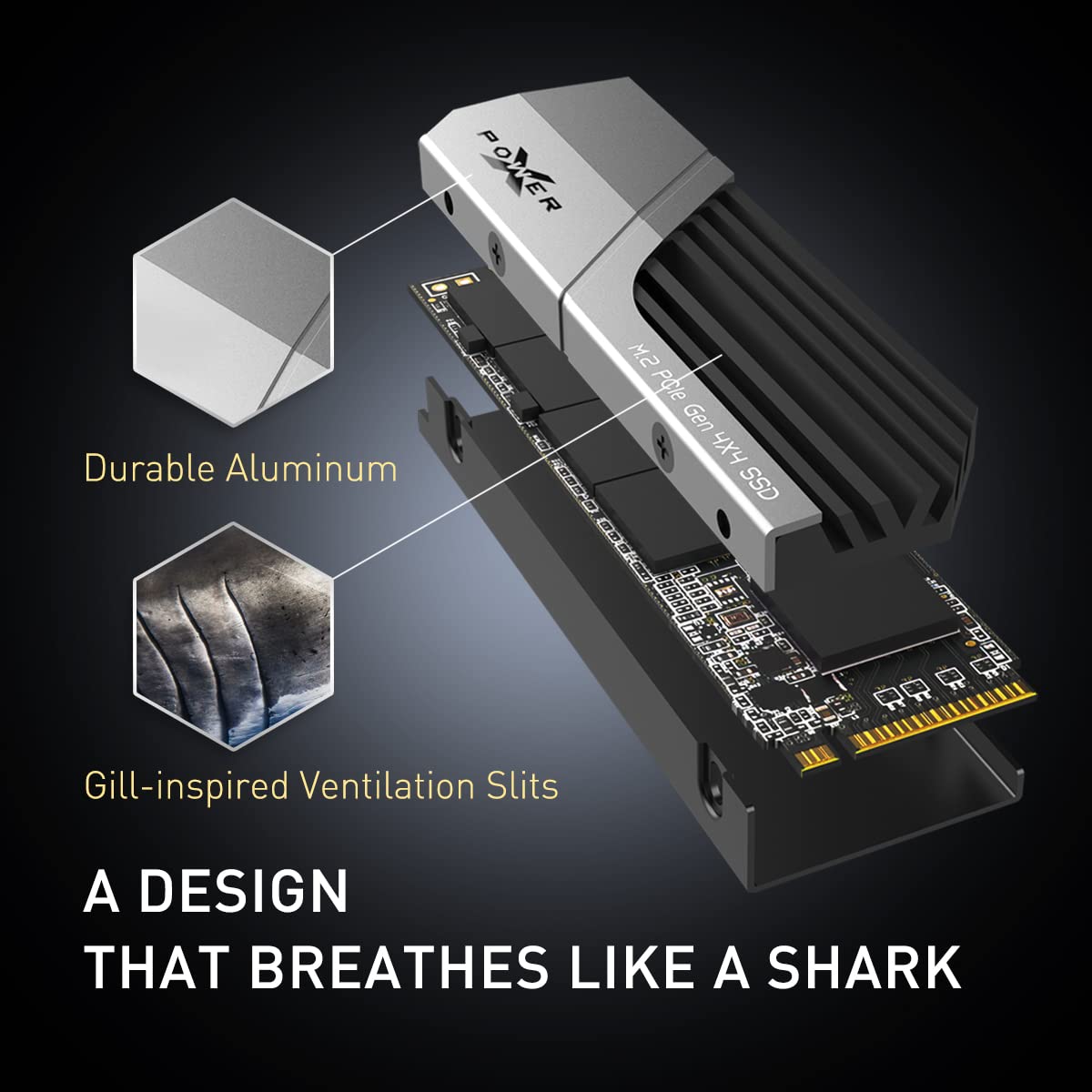 4TB PCIe Gen4 M.2 2280 SSD with PS5 Heatsink H9545