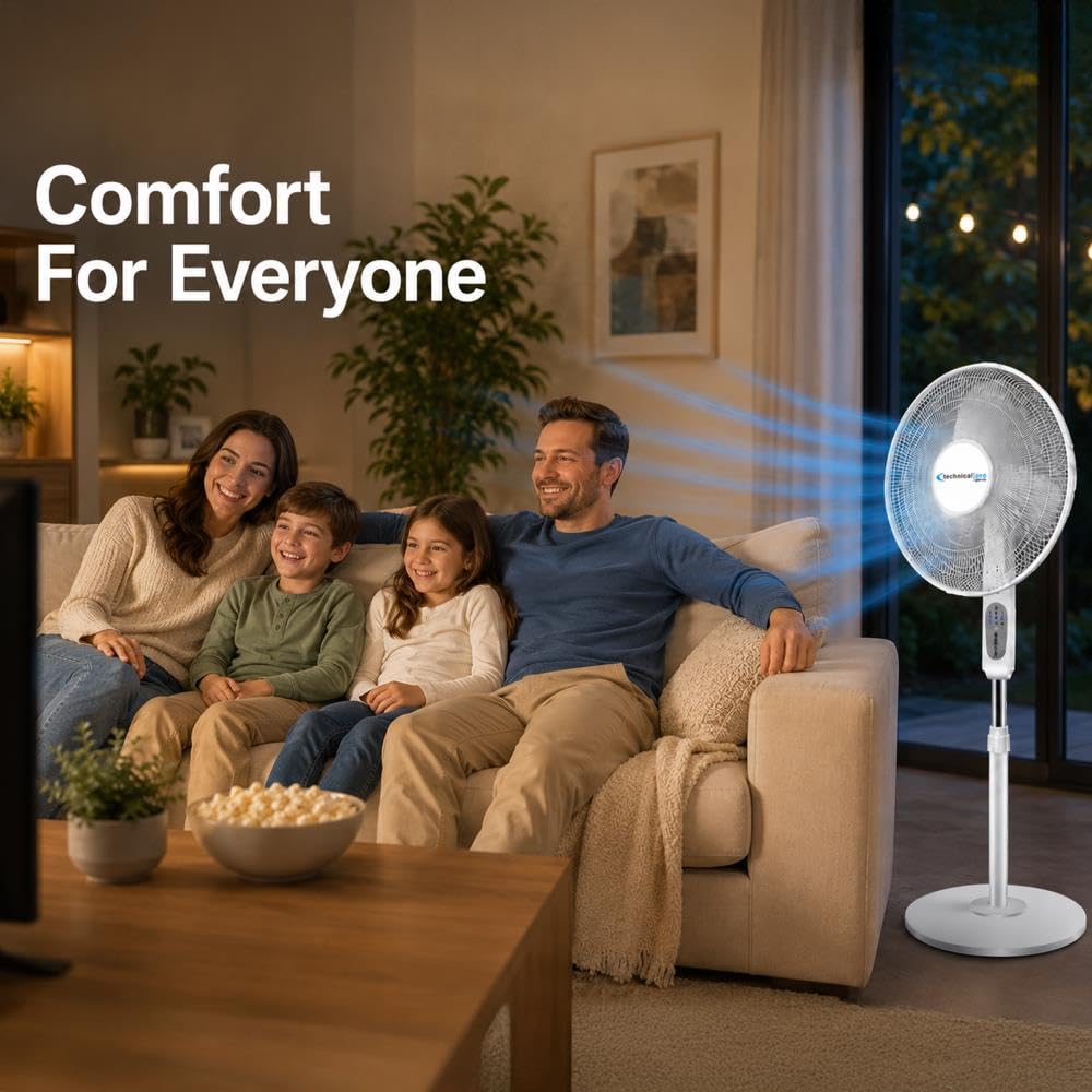 16" Standing Fan with WiFi Control V2905