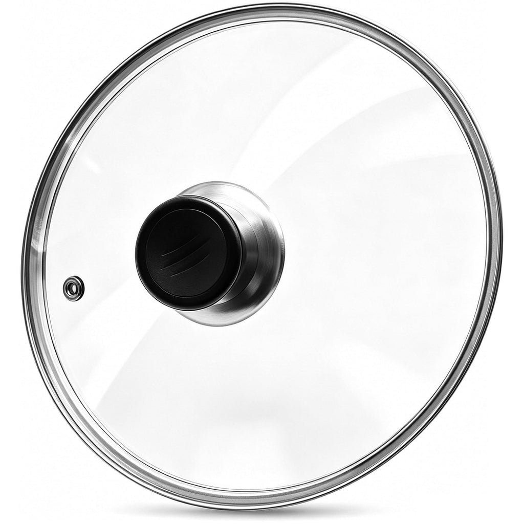 Tempered Glass Lid with Stainless Steel Rim for 8 Inch Frying Pan I823