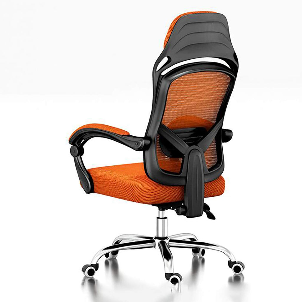 Orange Height Adjustable Mesh Ergonomic Office Chair J933