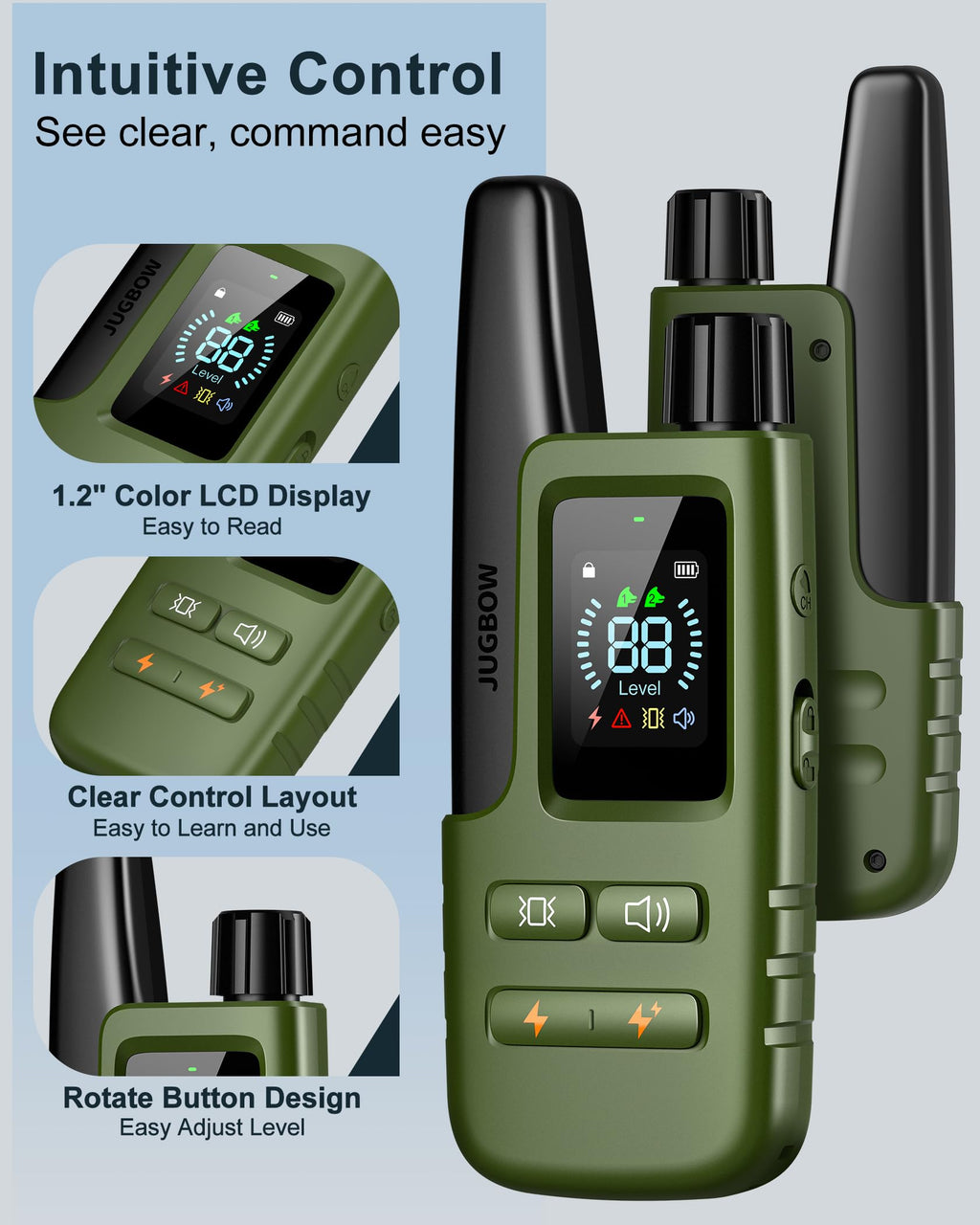 Dog Training Collar with Remote E636