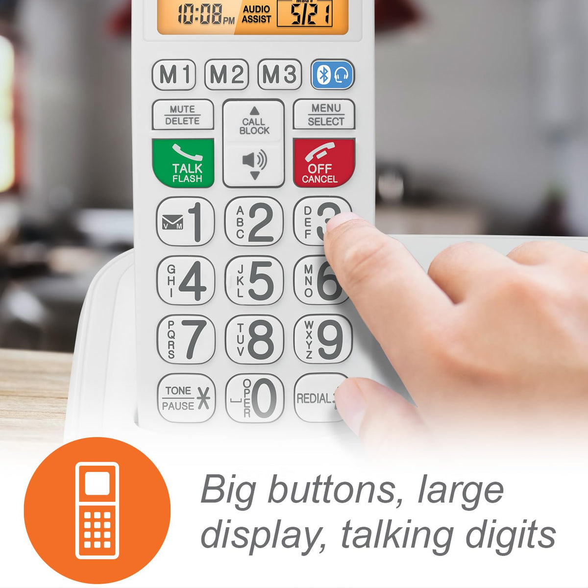 Amplified Corded Cordless Phone M71762