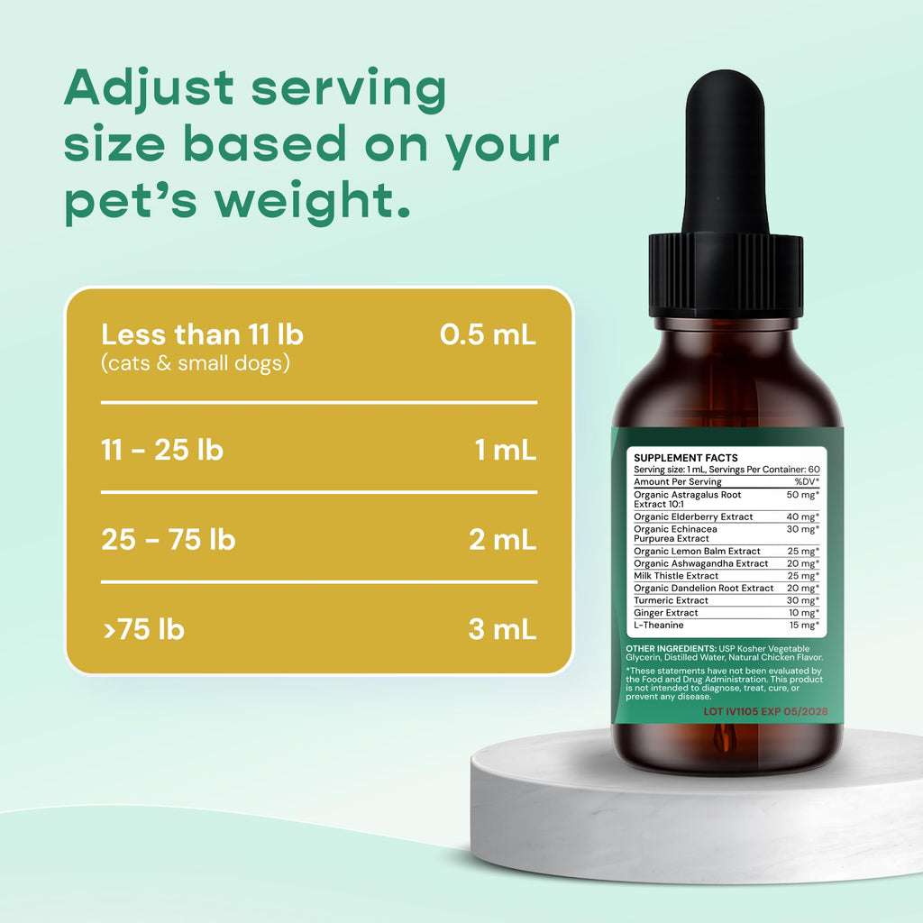 Liquid Immune Support for Dogs & Cats 2 fl oz G696