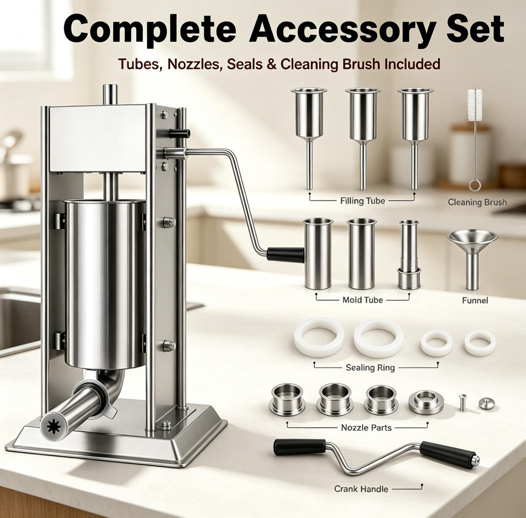 3-in-1 Manual Sausage Stuffer 15LB O8094