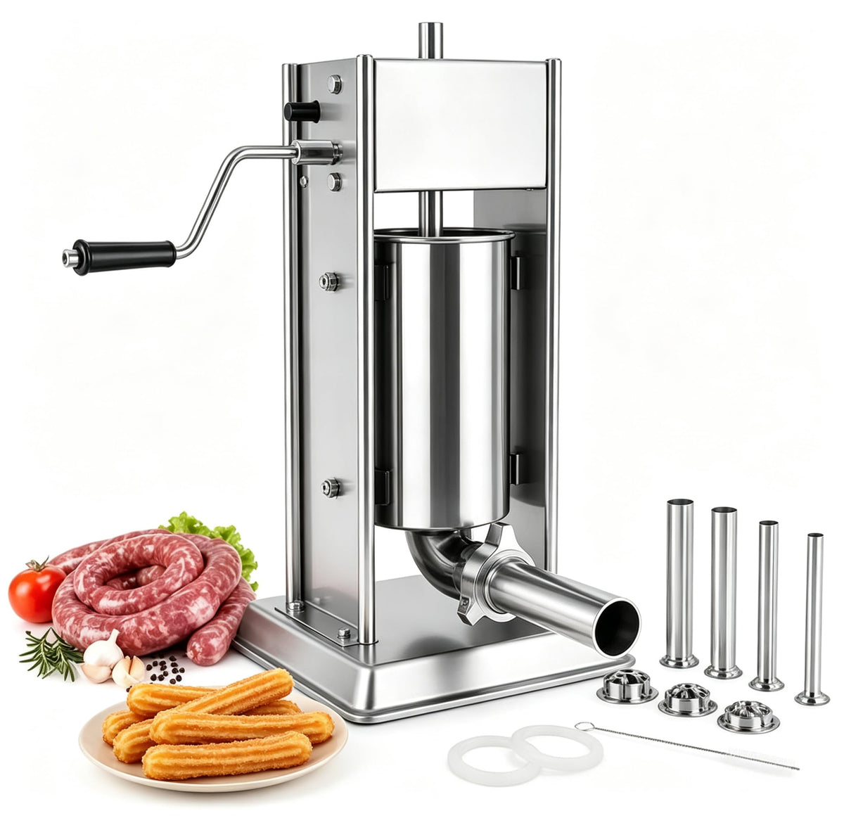 3-in-1 Manual Sausage Stuffer 15LB O8094