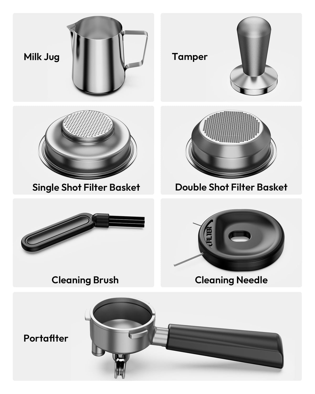 Espresso Machine with Grinder and Milk Frother G9503