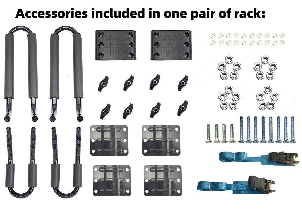 2 Pairs Kayak Roof Rack H7639