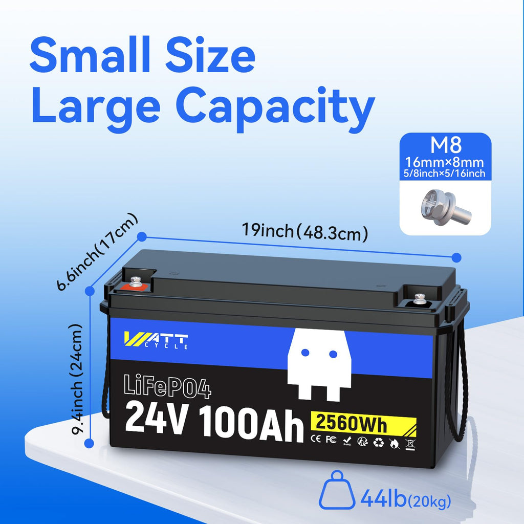 24V 100Ah LiFePO4 Battery N4491