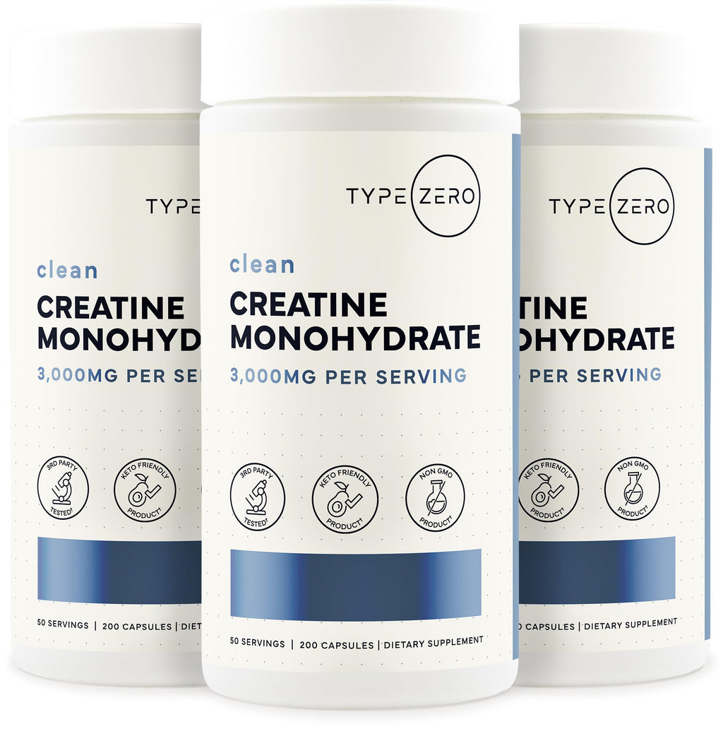 Creatine Monohydrate Capsules 3,000mg 200 Count M350648