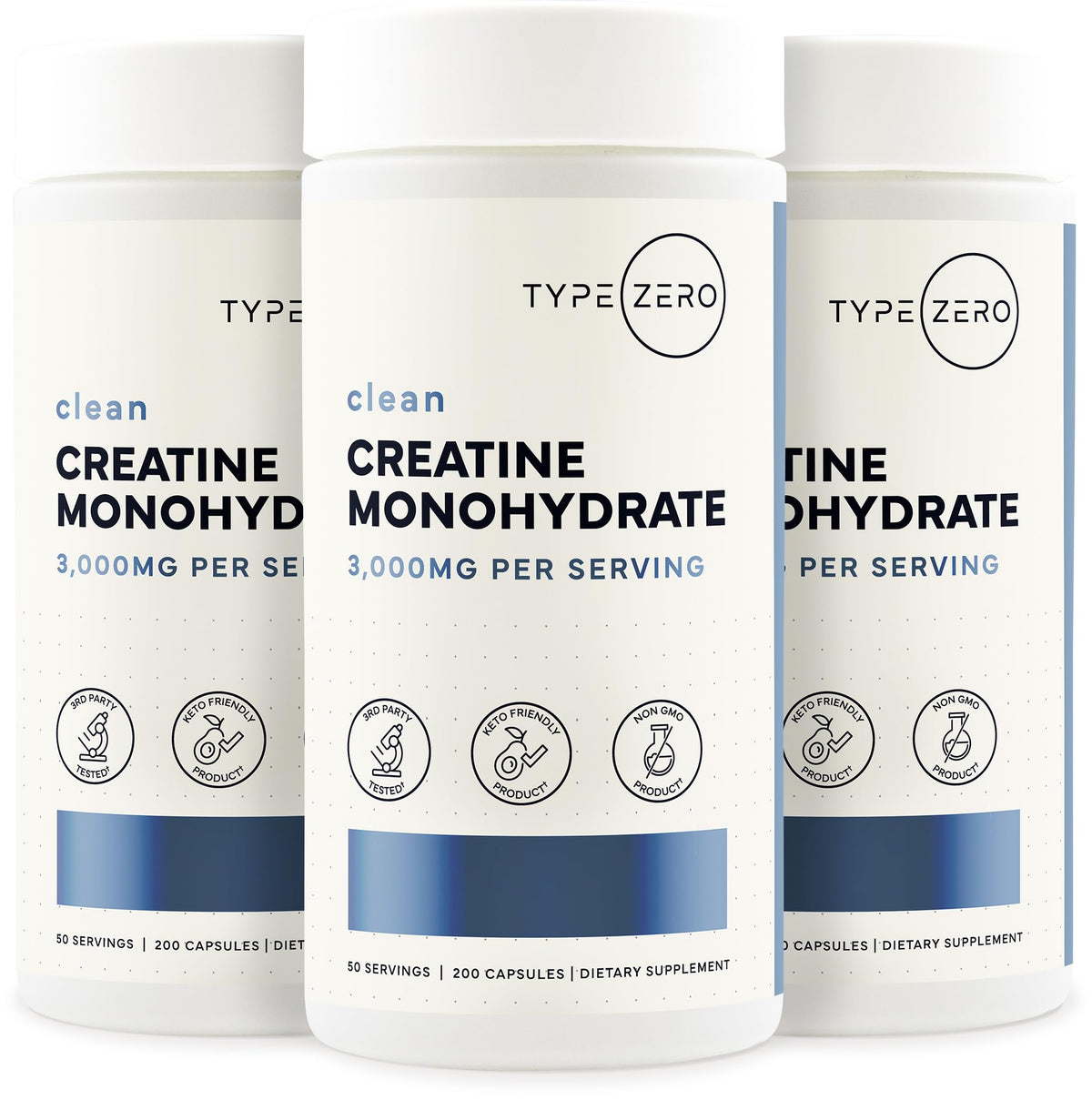 Creatine Monohydrate Capsules 3,000mg 200 Count M350648