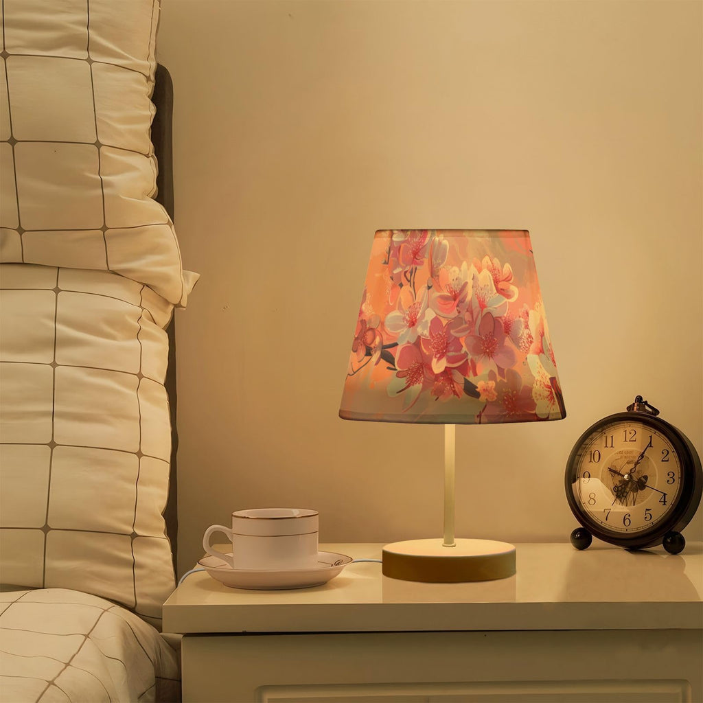 Cherry Blossoms Painting 3-Way Dimmable LED Table Lamp G958850