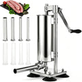 3L Manual Sausage Stuffer Machine 304 Stainless Steel I950524