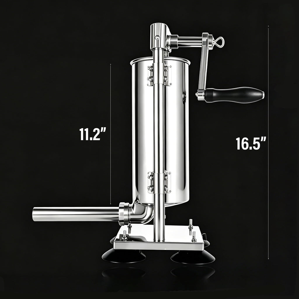 3L Manual Sausage Stuffer Machine 304 Stainless Steel I950524