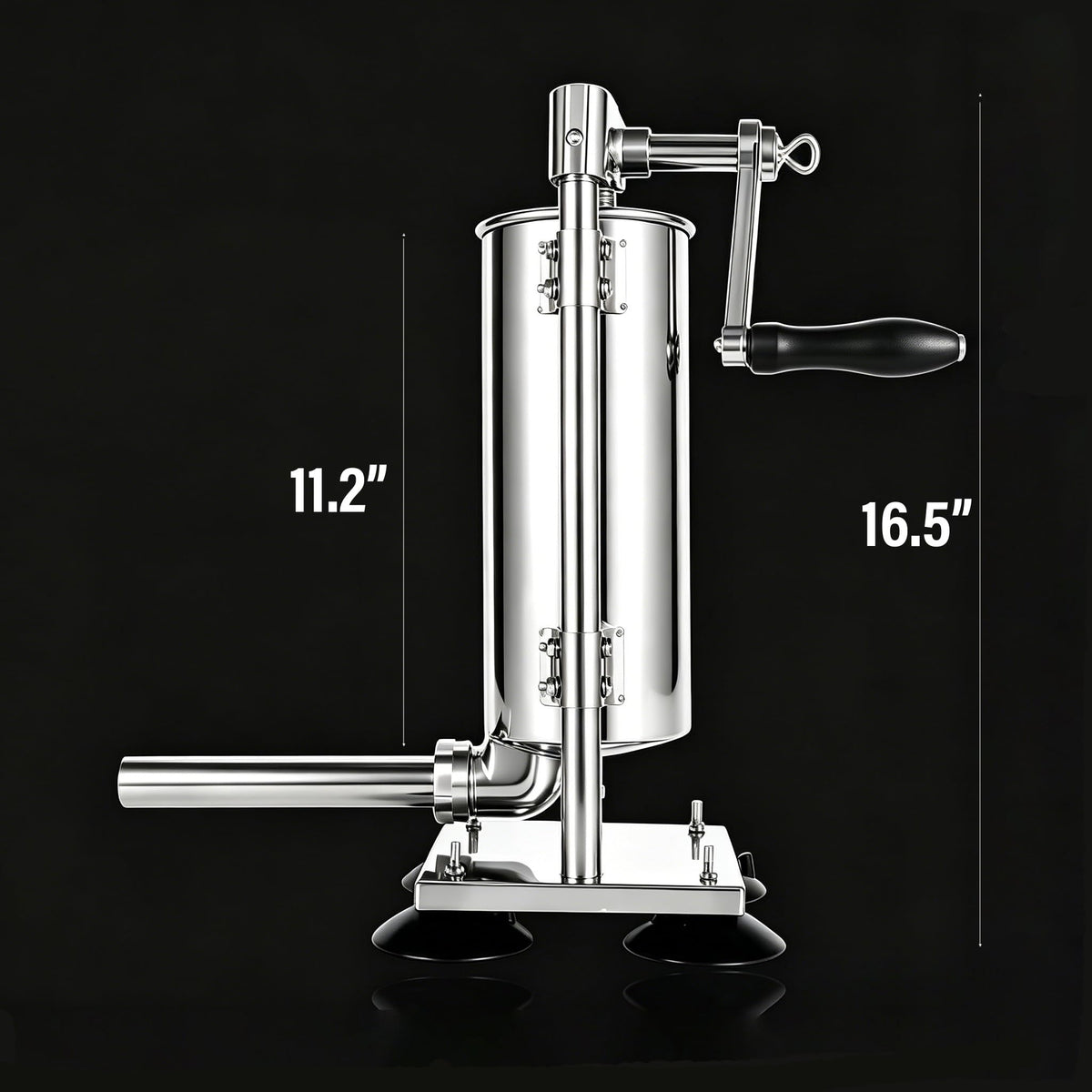 3L Manual Sausage Stuffer Machine 304 Stainless Steel I950524