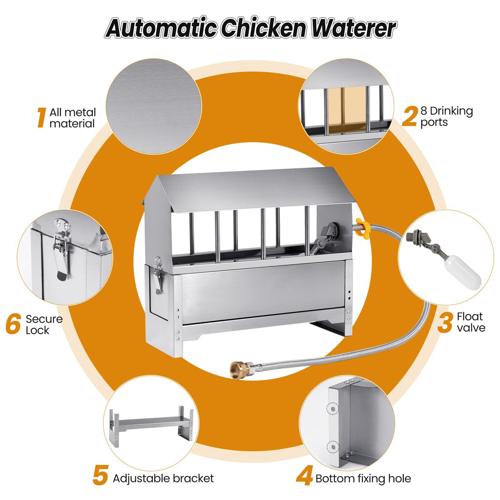 Stainless Steel Chicken Waterer N633055