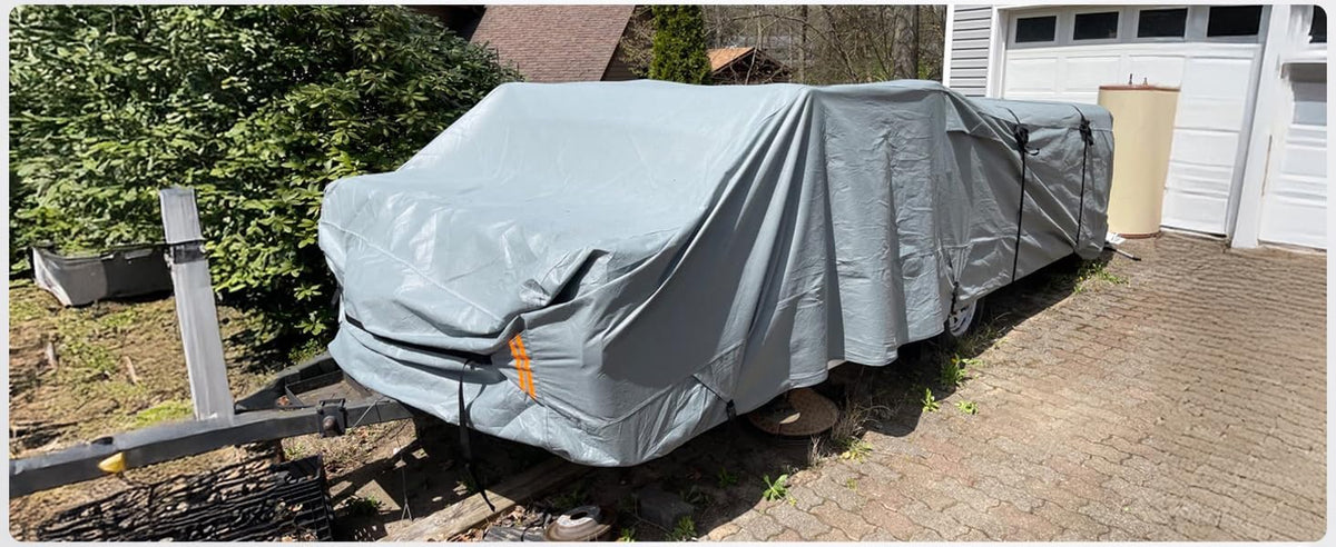 Waterproof Pop Up Camper Tent Trailer Cover 10'-12' S8859