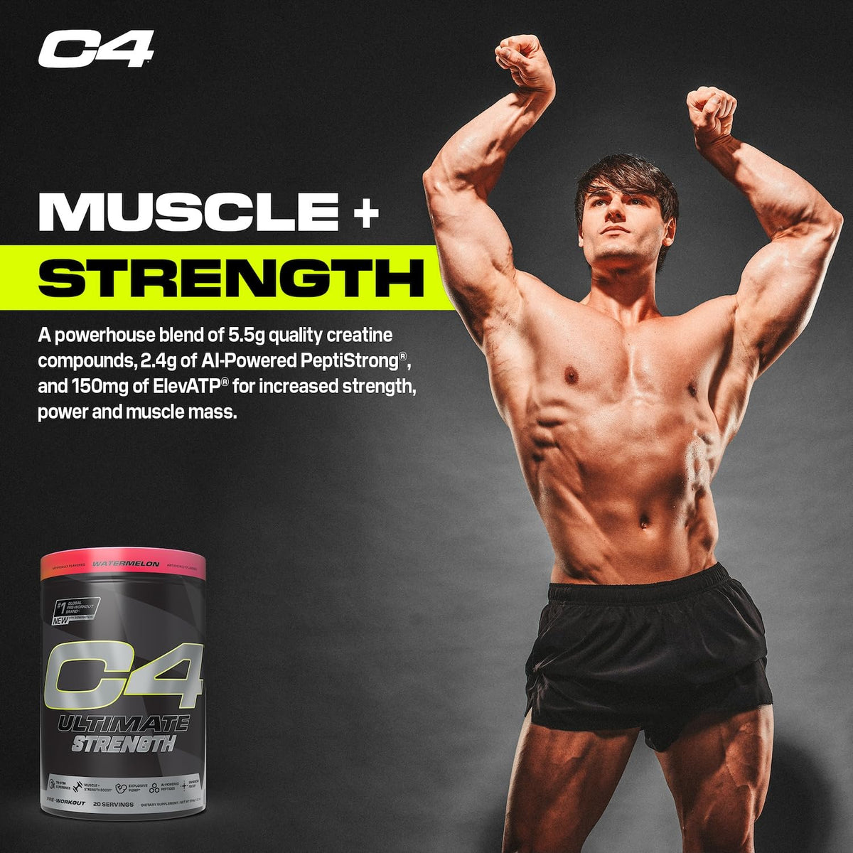 Watermelon Pre Workout Powder 20 Servings G5979