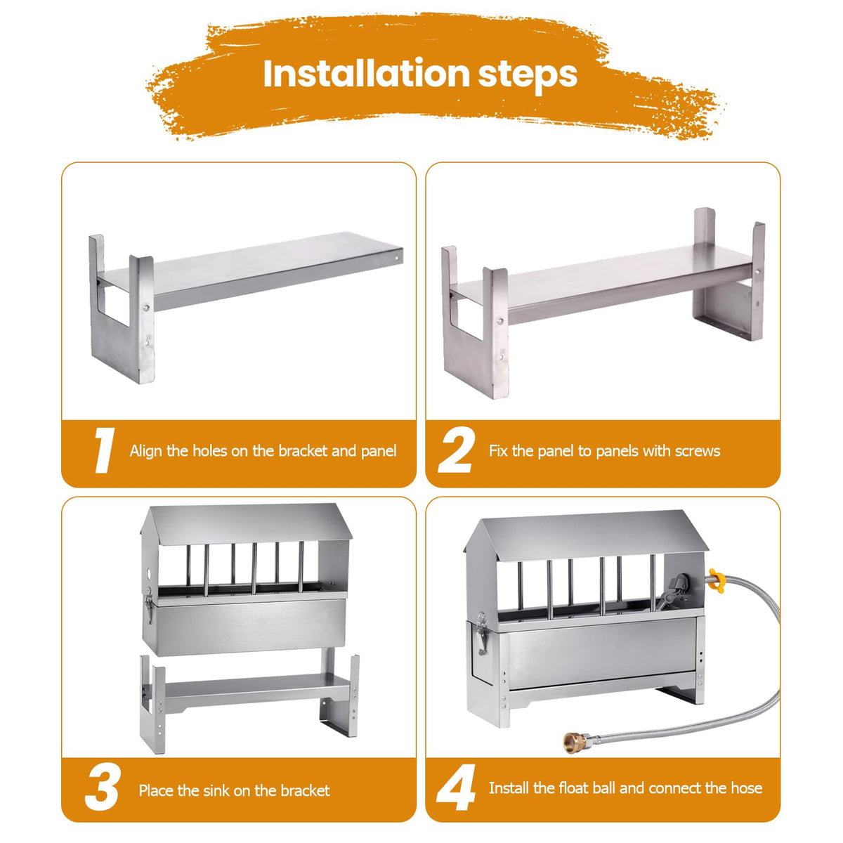 Stainless Steel Chicken Waterer N633055