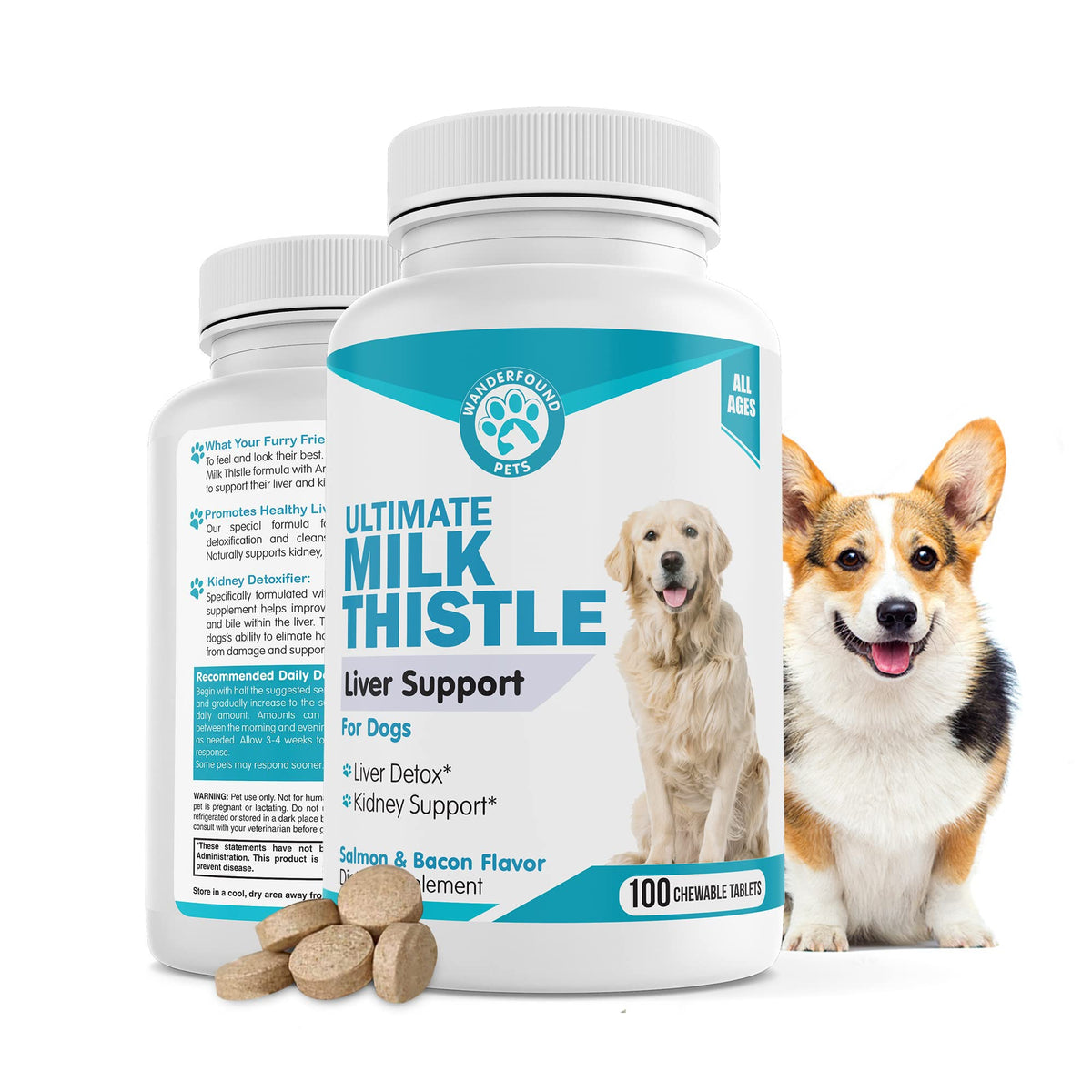 Milk Thistle & SAMe100 for Dogs H824