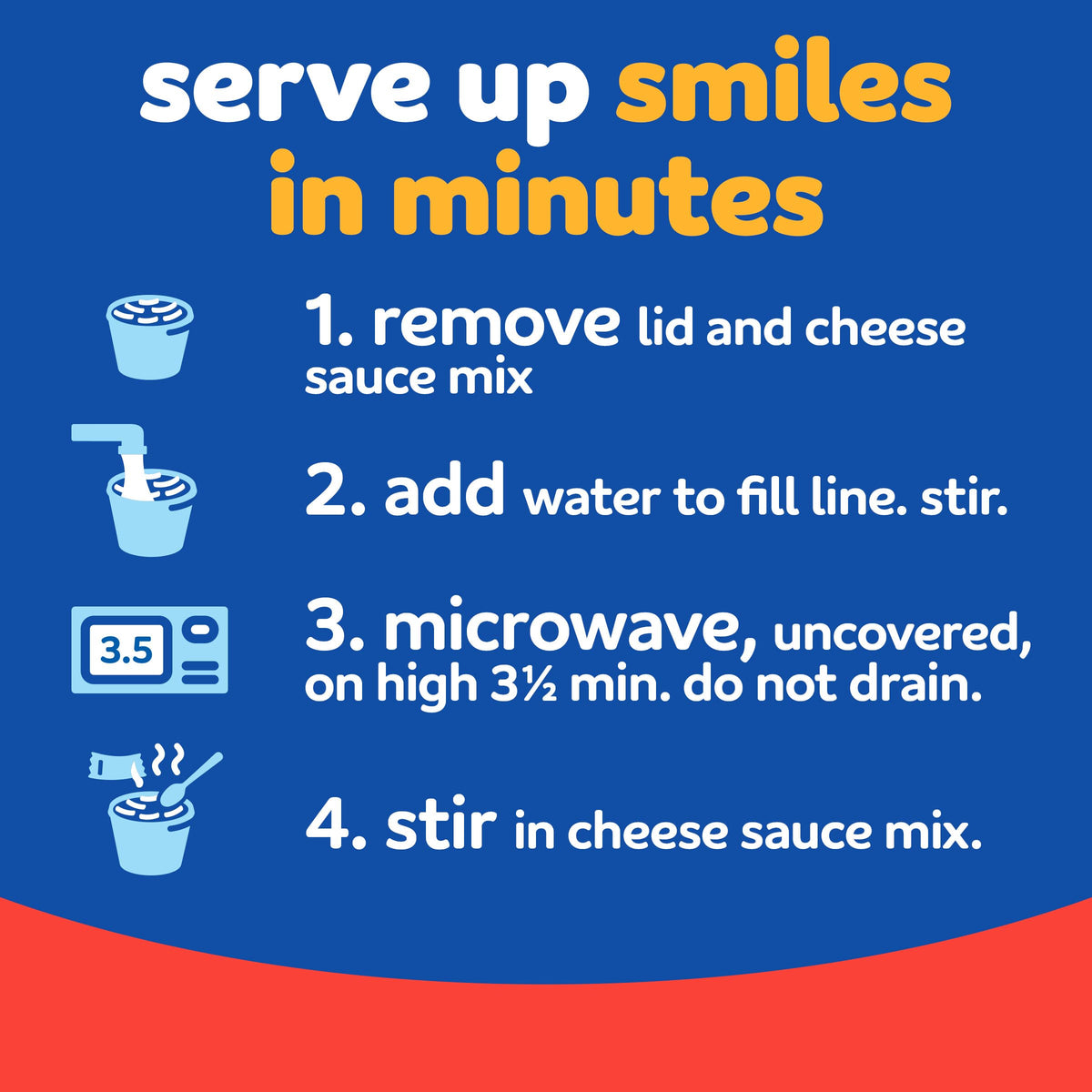 Triple Cheese Mac and Cheese 4 Microwaveable Cups N6888