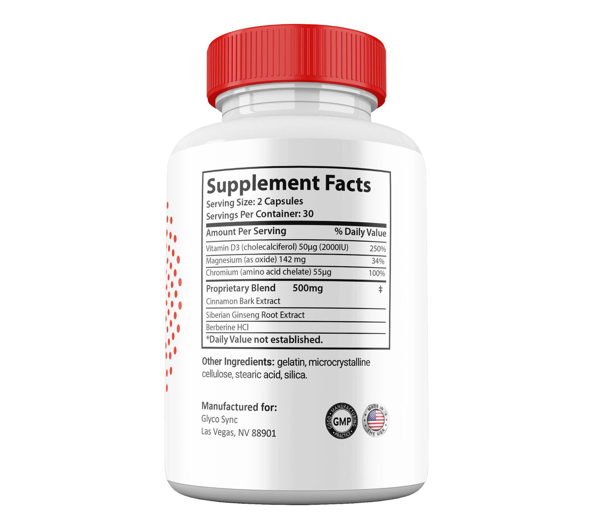 90 Capsules Glyco Sync Supplement V550