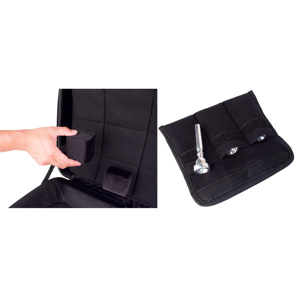 Blue Triple Trumpet Case with Wheels C4960