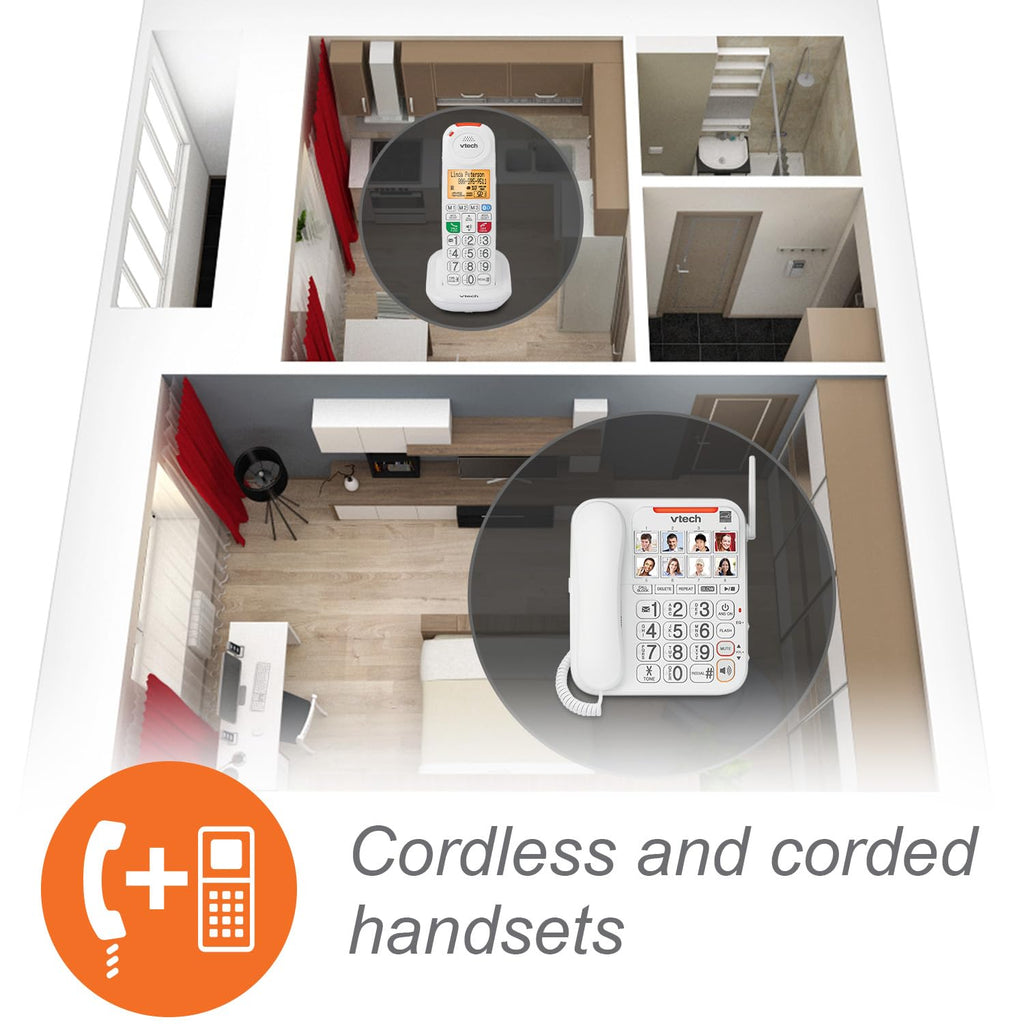 Amplified Corded Cordless Phone M71762