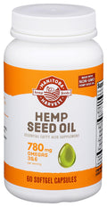 Hemp Seed Oil Softgel Capsules, 60 Count A500