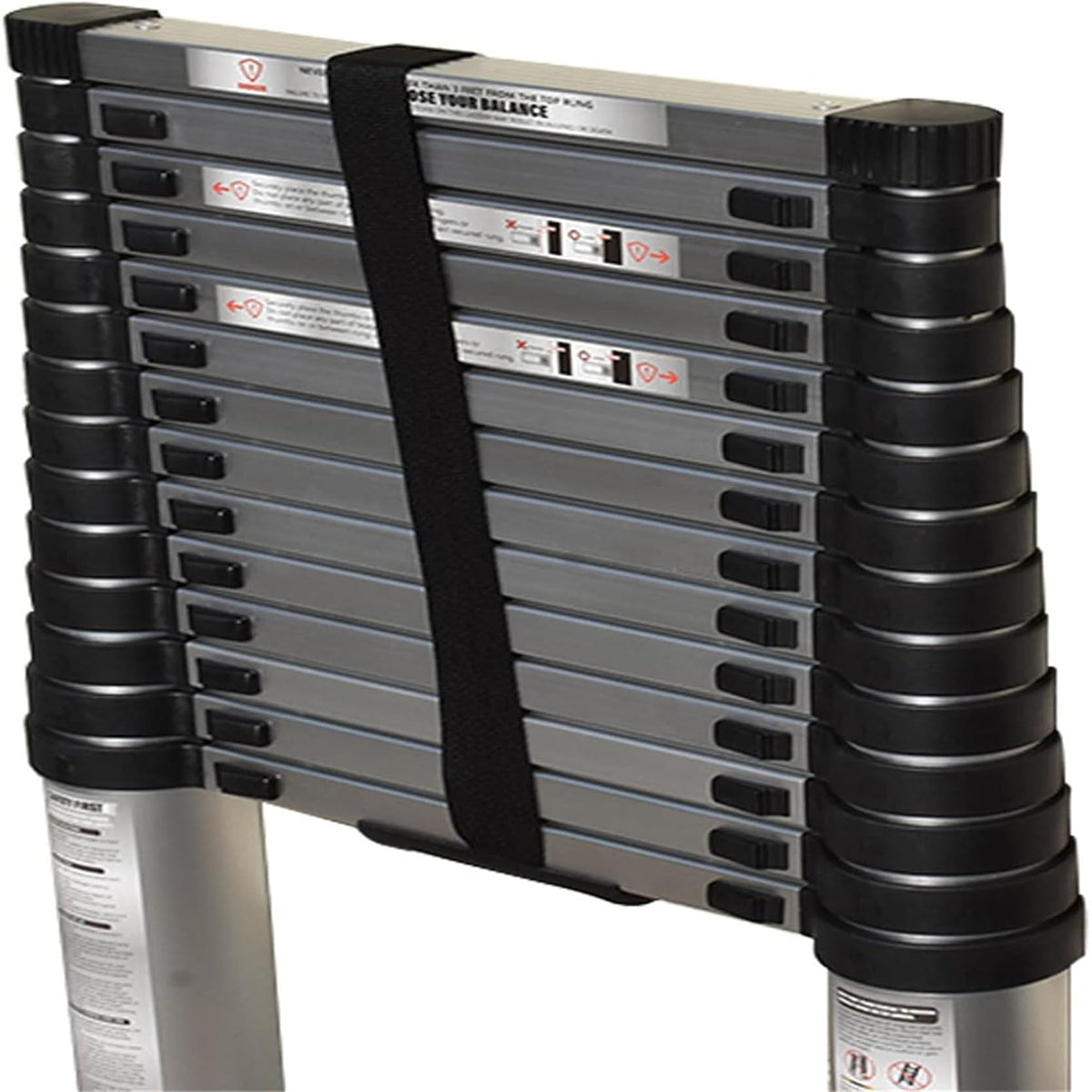 Telescopic Aluminum Ladder 14.5FT 330lbs Capacity T705
